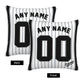 Custom Chicago White Sox Pillow Decorative Throw Pillow Case - Print Personalized Football Team Fans Name & Number Birthday Gift Football Pillows