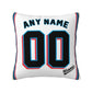 Custom Miami Marlins Pillow Decorative Throw Pillow Case - Print Personalized Football Team Fans Name & Number Birthday Gift Football Pillows