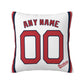 Custom Boston Red Sox Pillow Decorative Throw Pillow Case - Print Personalized Football Team Fans Name & Number Birthday Gift Football Pillows