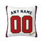 Custom Atlanta Braves Pillow Decorative Throw Pillow Case - Print Personalized Football Team Fans Name & Number Birthday Gift Football Pillows