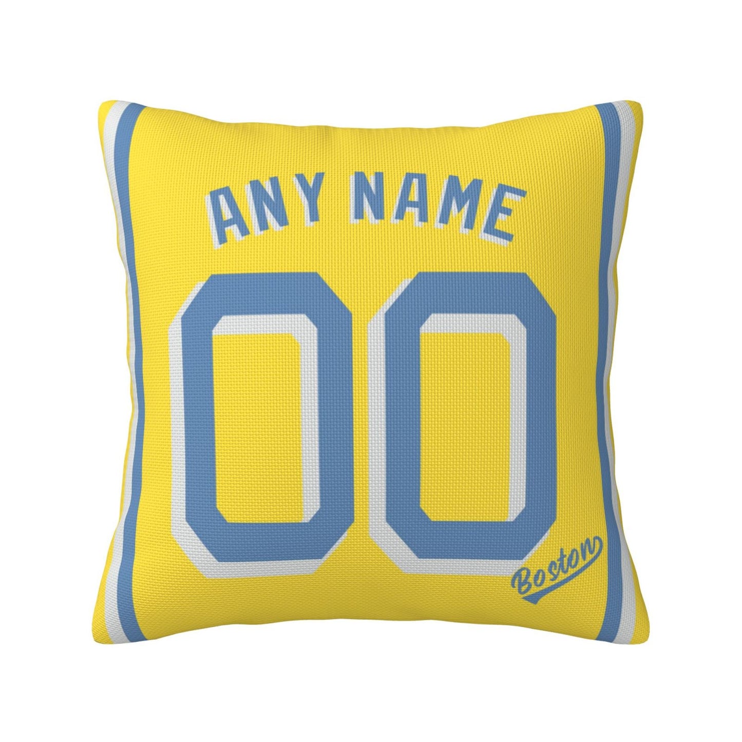 Custom Boston Red Sox Pillow Decorative Throw Pillow Case - Print Personalized Football Team Fans Name & Number Birthday Gift Football Pillows