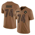 A.Cardinals #74 Isaiah Adams Player Brown Limited Salute To Service Game BALCE Stitched Jerseys