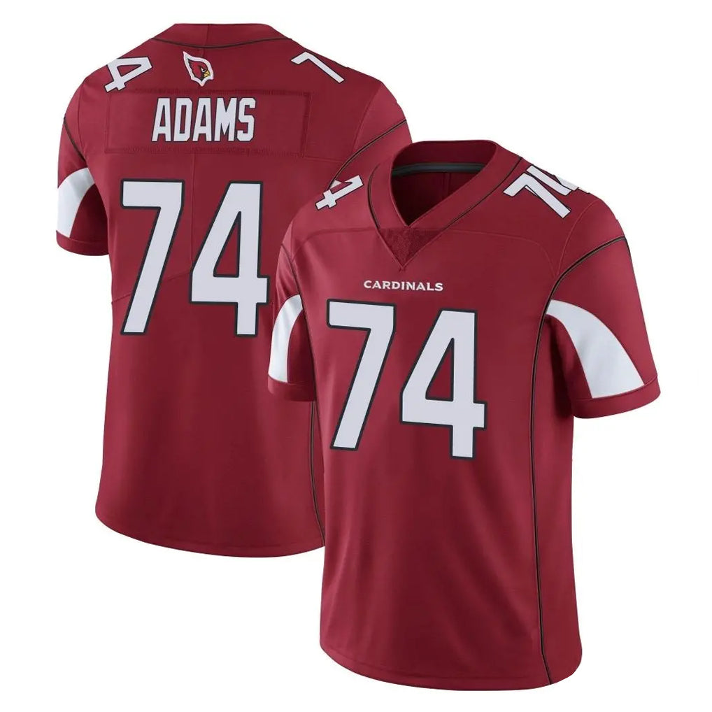 A.Cardinals #74 Isaiah Adams Player Cardinal Vapor Limited Home Game  BALCE Stitched Jerseys