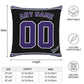 Custom Colorado Rockies Pillow Decorative Throw Pillow Case - Print Personalized Football Team Fans Name & Number Birthday Gift Football Pillows