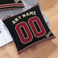 Custom A.Diamondbacks Black Pillow Decorative Throw Pillow Case - Print Personalized Football Team Fans Name & Number Birthday Gift Football Pillows