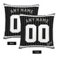Custom Chicago White Sox Pillow Decorative Throw Pillow Case - Print Personalized Football Team Fans Name & Number Birthday Gift Football Pillows