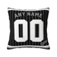Custom Chicago White Sox Pillow Decorative Throw Pillow Case - Print Personalized Football Team Fans Name & Number Birthday Gift Football Pillows