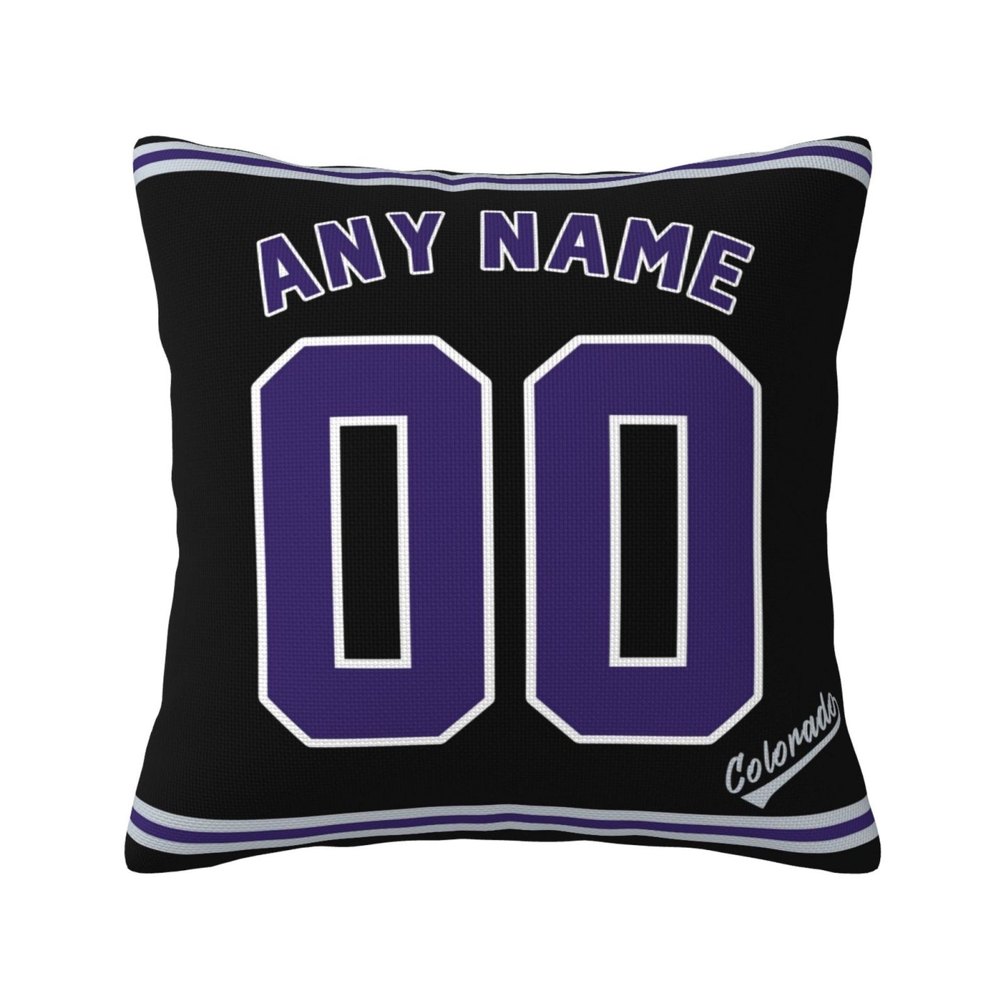 Custom Colorado Rockies Pillow Decorative Throw Pillow Case - Print Personalized Football Team Fans Name & Number Birthday Gift Football Pillows