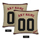 Custom A.Diamondbacks Gold Pillow Decorative Throw Pillow Case - Print Personalized Football Team Fans Name & Number Birthday Gift Football Pillows