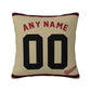 Custom A.Diamondbacks Gold Pillow Decorative Throw Pillow Case - Print Personalized Football Team Fans Name & Number Birthday Gift Football Pillows