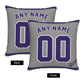 Custom Colorado Rockies Pillow Decorative Throw Pillow Case - Print Personalized Football Team Fans Name & Number Birthday Gift Football Pillows