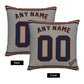 Custom Houston Astros Pillow Decorative Throw Pillow Case - Print Personalized Football Team Fans Name & Number Birthday Gift Football Pillows