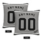 Custom Chicago White Sox Pillow Decorative Throw Pillow Case - Print Personalized Football Team Fans Name & Number Birthday Gift Football Pillows