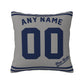 Custom New York Yankees Pillow Decorative Throw Pillow Case - Print Personalized Football Team Fans Name & Number Birthday Gift Football Pillows