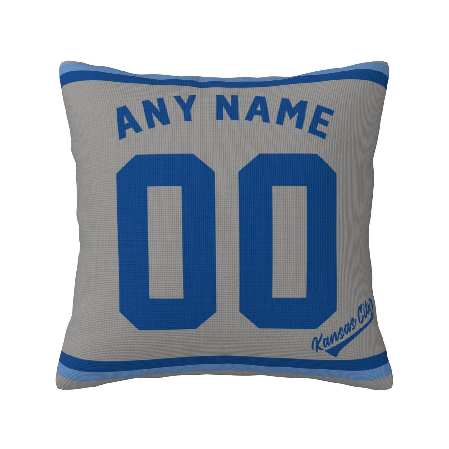 Custom Kansas City Royals Pillow Decorative Throw Pillow Case - Print Personalized Football Team Fans Name & Number Birthday Gift Football Pillows