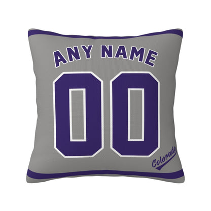 Custom Colorado Rockies Pillow Decorative Throw Pillow Case - Print Personalized Football Team Fans Name & Number Birthday Gift Football Pillows