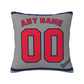 Custom Cleveland Guardians Pillow Decorative Throw Pillow Case - Print Personalized Football Team Fans Name & Number Birthday Gift Football Pillows