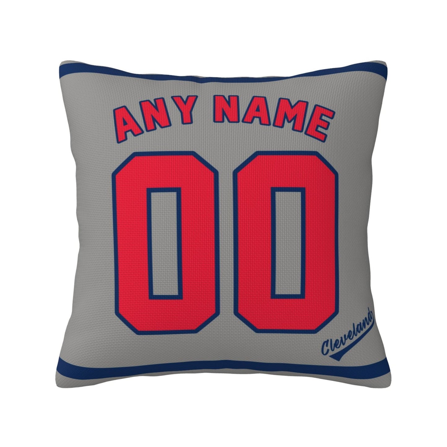 Custom Cleveland Guardians Pillow Decorative Throw Pillow Case - Print Personalized Football Team Fans Name & Number Birthday Gift Football Pillows