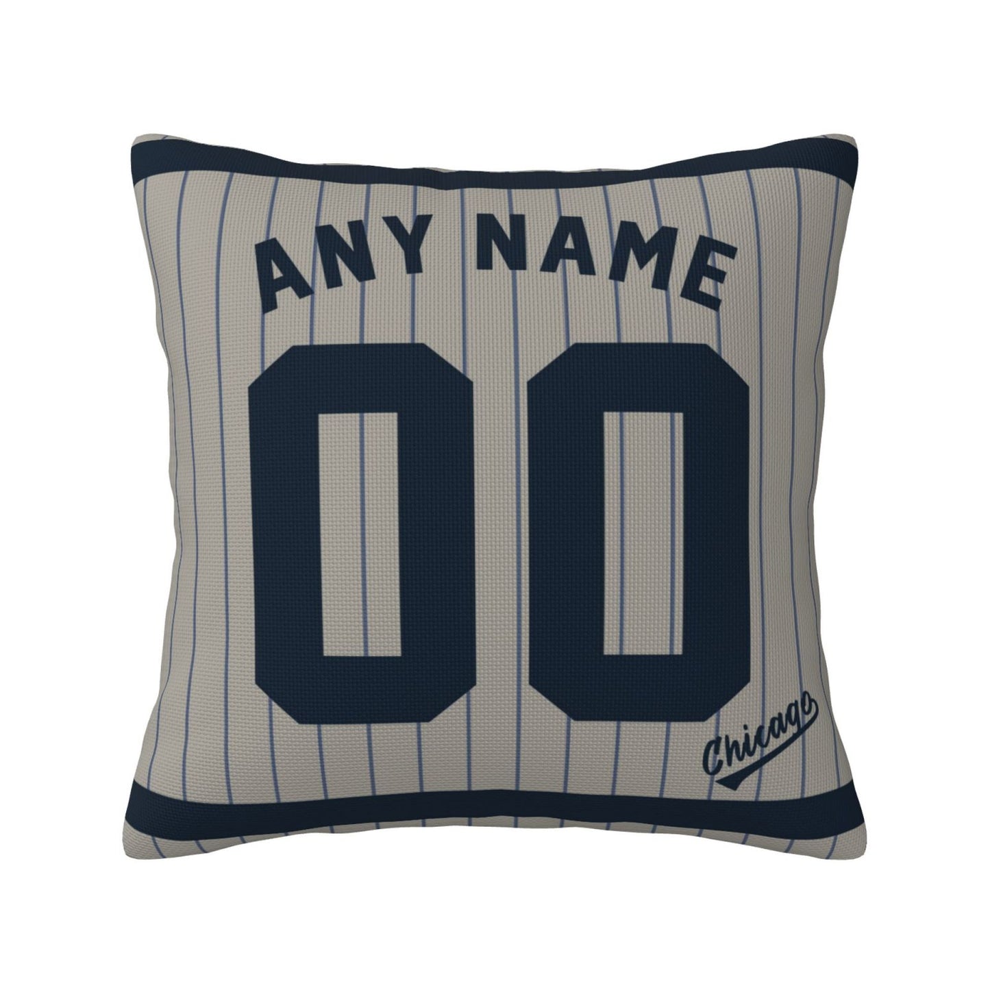 Custom Chicago White Sox Pillow Decorative Throw Pillow Case - Print Personalized Football Team Fans Name & Number Birthday Gift Football Pillows