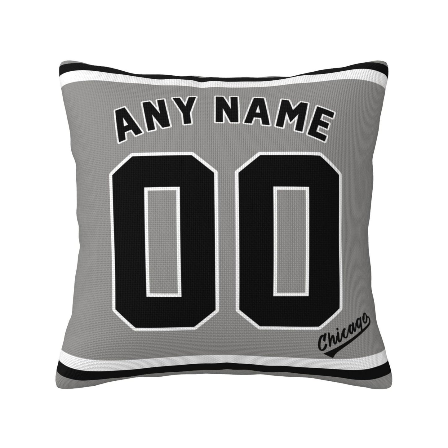 Custom Chicago White Sox Pillow Decorative Throw Pillow Case - Print Personalized Football Team Fans Name & Number Birthday Gift Football Pillows