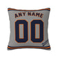 Custom Houston Astros Pillow Decorative Throw Pillow Case - Print Personalized Football Team Fans Name & Number Birthday Gift Football Pillows