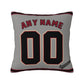Custom A.Diamondbacks Grey Pillow Decorative Throw Pillow Case - Print Personalized Football Team Fans Name & Number Birthday Gift Football Pillows