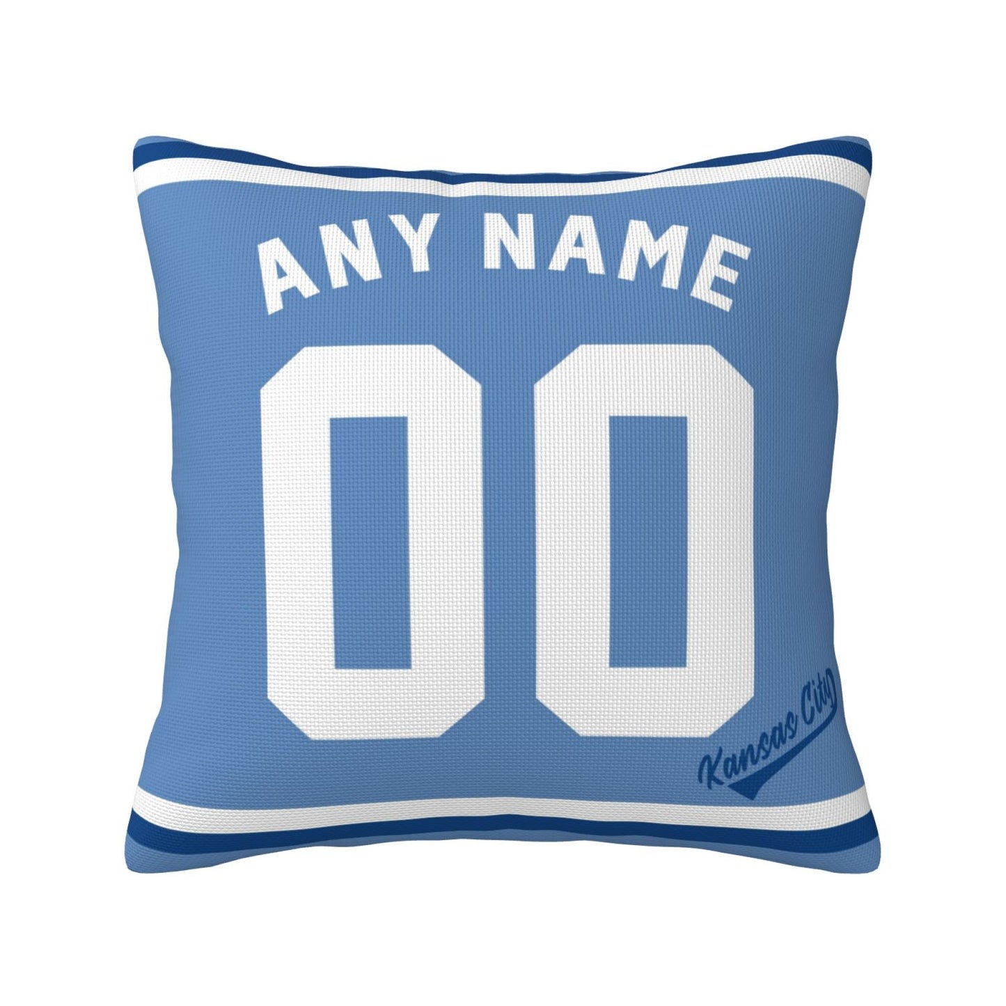 Custom Kansas City Royals Pillow Decorative Throw Pillow Case - Print Personalized Football Team Fans Name & Number Birthday Gift Football Pillows