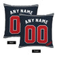 Custom Atlanta Braves Pillow Decorative Throw Pillow Case - Print Personalized Football Team Fans Name & Number Birthday Gift Football Pillows
