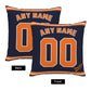 Custom Houston Astros Pillow Decorative Throw Pillow Case - Print Personalized Football Team Fans Name & Number Birthday Gift Football Pillows