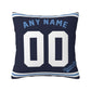 Custom Kansas City Royals Pillow Decorative Throw Pillow Case - Print Personalized Football Team Fans Name & Number Birthday Gift Football Pillows