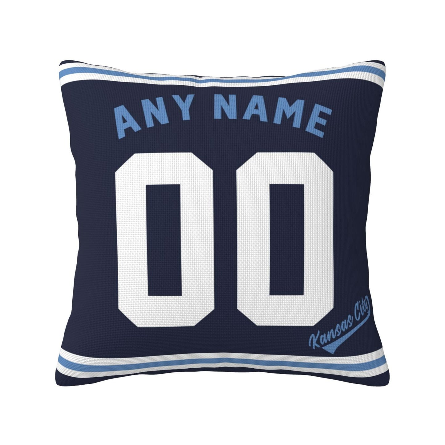 Custom Kansas City Royals Pillow Decorative Throw Pillow Case - Print Personalized Football Team Fans Name & Number Birthday Gift Football Pillows