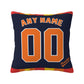 Custom Houston Astros Pillow Decorative Throw Pillow Case - Print Personalized Football Team Fans Name & Number Birthday Gift Football Pillows