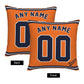 Custom Houston Astros Pillow Decorative Throw Pillow Case - Print Personalized Football Team Fans Name & Number Birthday Gift Football Pillows