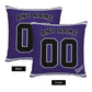 Custom Colorado Rockies Pillow Decorative Throw Pillow Case - Print Personalized Football Team Fans Name & Number Birthday Gift Football Pillows