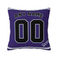 Custom Colorado Rockies Pillow Decorative Throw Pillow Case - Print Personalized Football Team Fans Name & Number Birthday Gift Football Pillows