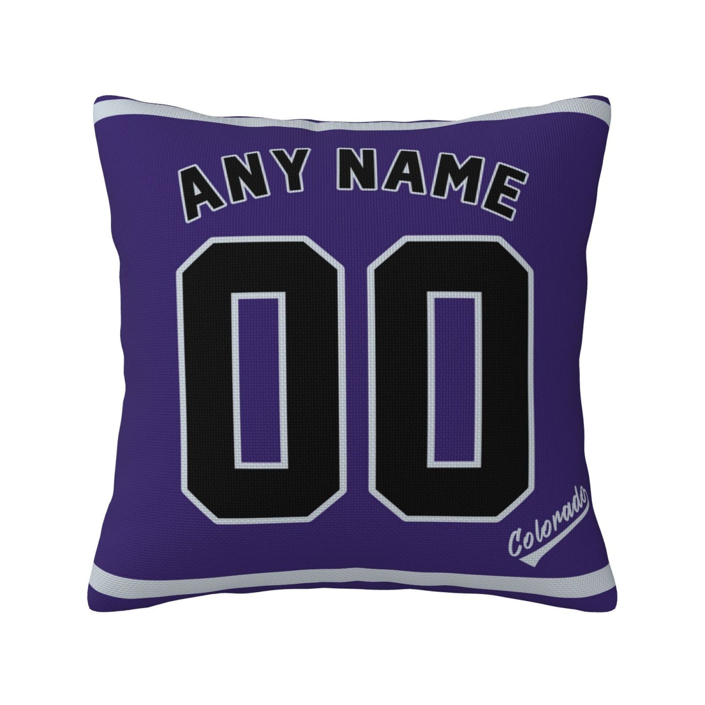 Custom Colorado Rockies Pillow Decorative Throw Pillow Case - Print Personalized Football Team Fans Name & Number Birthday Gift Football Pillows
