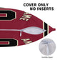 Custom A.Diamondbacks Red Pillow Decorative Throw Pillow Case - Print Personalized Football Team Fans Name & Number Birthday Gift Football Pillows