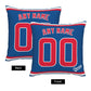 Custom Chicago Cubs Pillow Decorative Throw Pillow Case - Print Personalized Football Team Fans Name & Number Birthday Gift Football Pillows