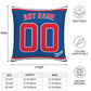 Custom Chicago Cubs Pillow Decorative Throw Pillow Case - Print Personalized Football Team Fans Name & Number Birthday Gift Football Pillows
