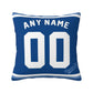 Custom Kansas City Royals Pillow Decorative Throw Pillow Case - Print Personalized Football Team Fans Name & Number Birthday Gift Football Pillows
