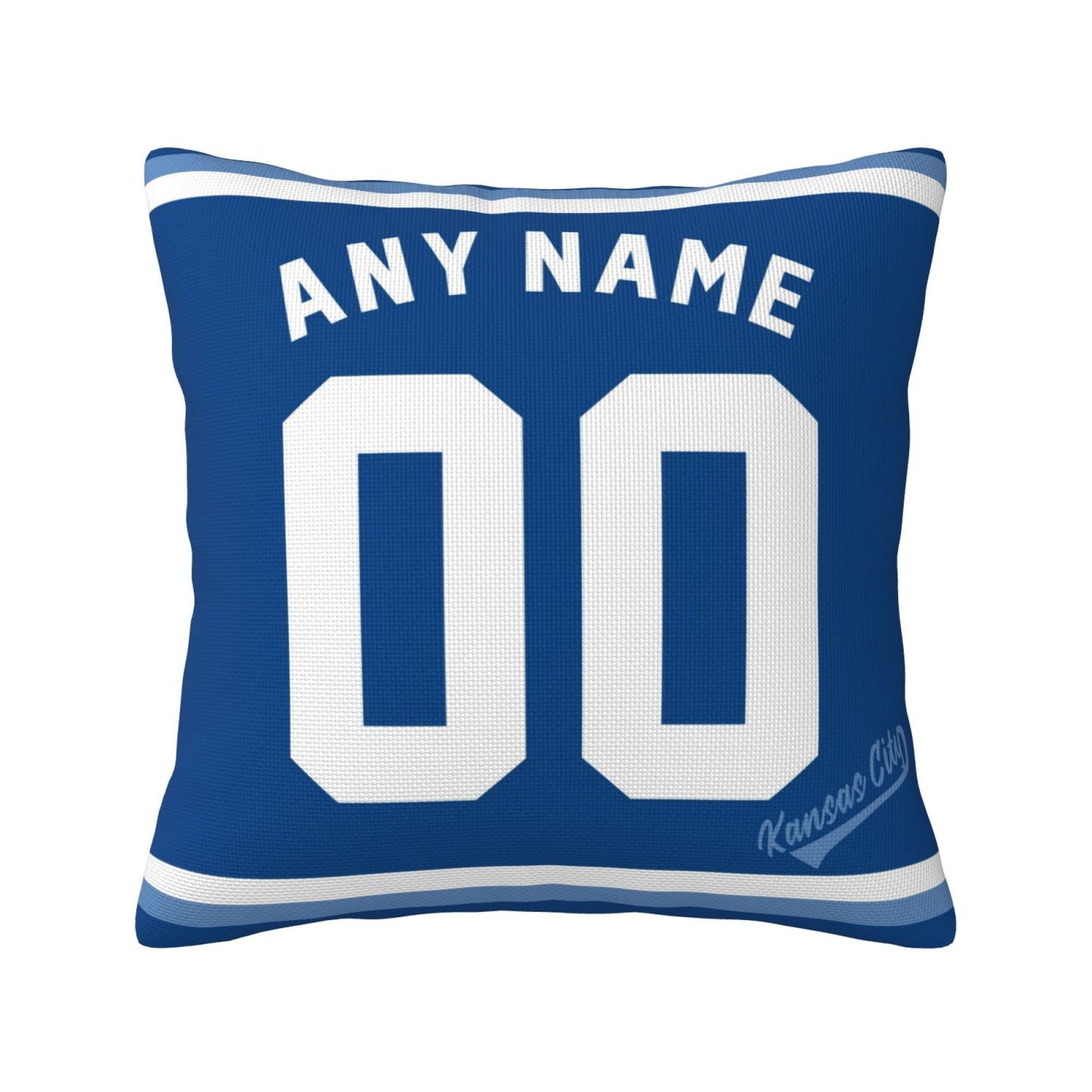 Custom Kansas City Royals Pillow Decorative Throw Pillow Case - Print Personalized Football Team Fans Name & Number Birthday Gift Football Pillows