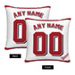 Custom Cincinnati Reds Pillow Decorative Throw Pillow Case - Print Personalized Football Team Fans Name & Number Birthday Gift Football Pillows