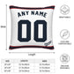 Custom Chicago White Sox Pillow Decorative Throw Pillow Case - Print Personalized Football Team Fans Name & Number Birthday Gift Football Pillows