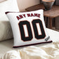 Custom A.Diamondbacks White Pillow Decorative Throw Pillow Case - Print Personalized Football Team Fans Name & Number Birthday Gift Football Pillows