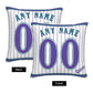 Custom A.Diamondbacks White-Stripe Pillow Decorative Throw Pillow Case - Print Personalized Football Team Fans Name & Number Birthday Gift Football Pillows