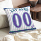 Custom A.Diamondbacks White-Stripe Pillow Decorative Throw Pillow Case - Print Personalized Football Team Fans Name & Number Birthday Gift Football Pillows