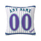 Custom A.Diamondbacks White-Stripe Pillow Decorative Throw Pillow Case - Print Personalized Football Team Fans Name & Number Birthday Gift Football Pillows