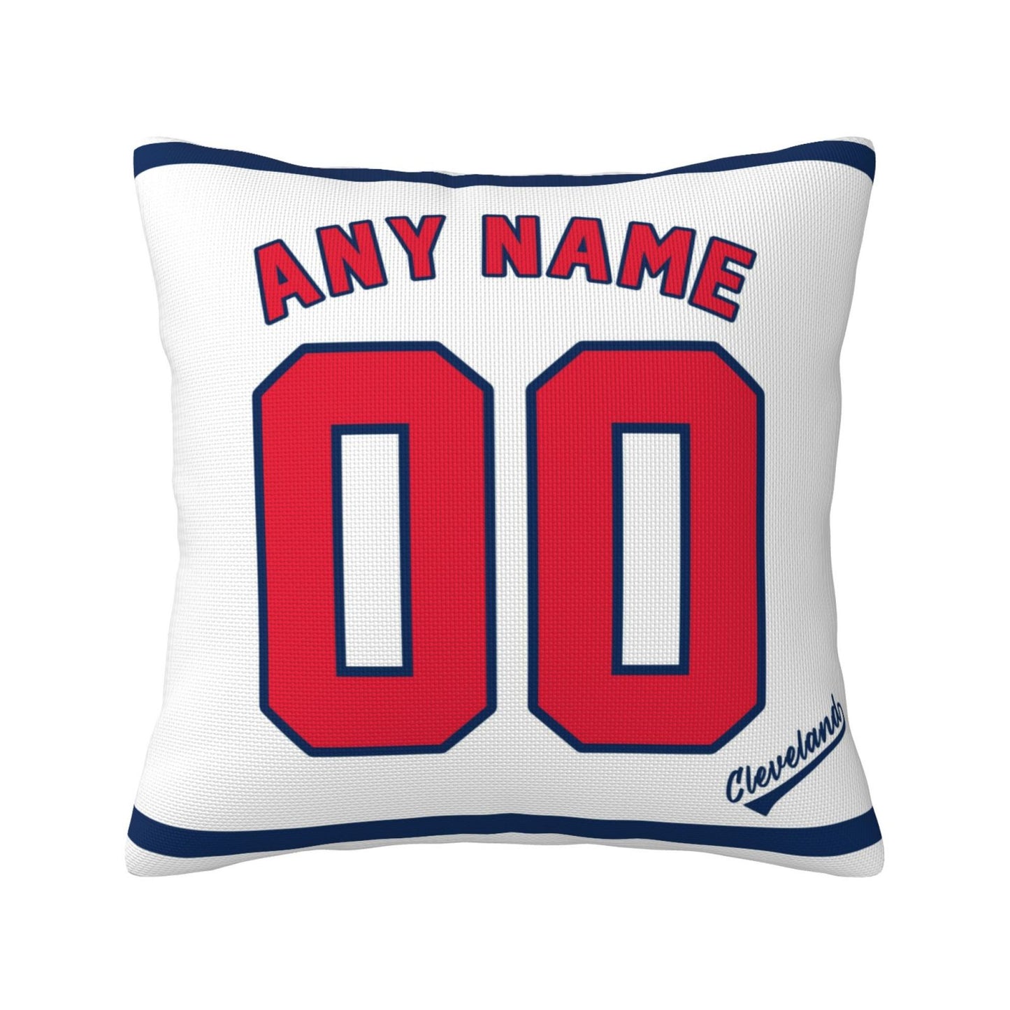 Custom Cleveland Guardians Pillow Decorative Throw Pillow Case - Print Personalized Football Team Fans Name & Number Birthday Gift Football Pillows