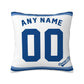 Custom Kansas City Royals Pillow Decorative Throw Pillow Case - Print Personalized Football Team Fans Name & Number Birthday Gift Football Pillows
