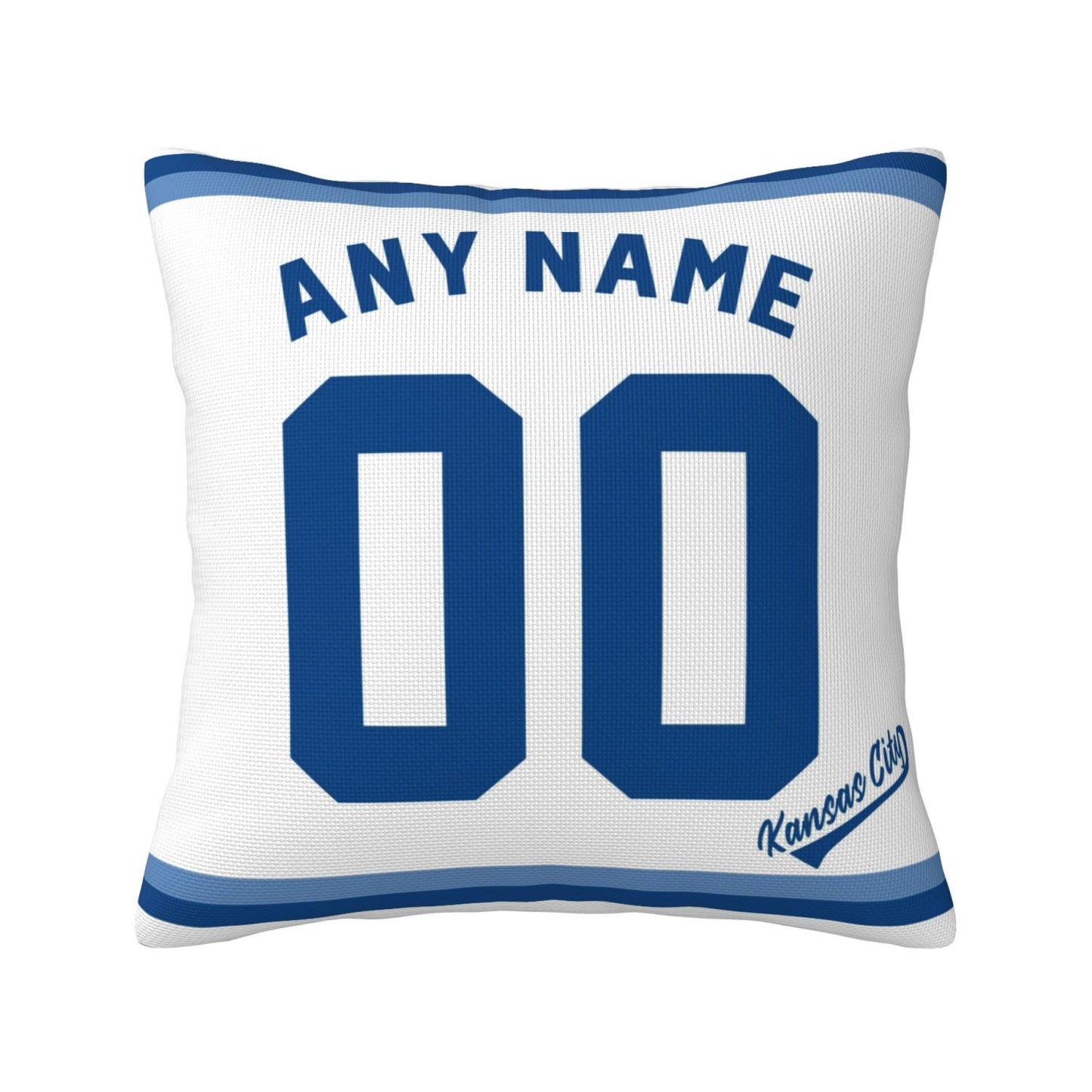 Custom Kansas City Royals Pillow Decorative Throw Pillow Case - Print Personalized Football Team Fans Name & Number Birthday Gift Football Pillows